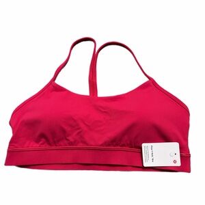 NWT Lululemon Flow Y Bra *Nulu A-C Cup (Pink Dragonfruit) Size 10